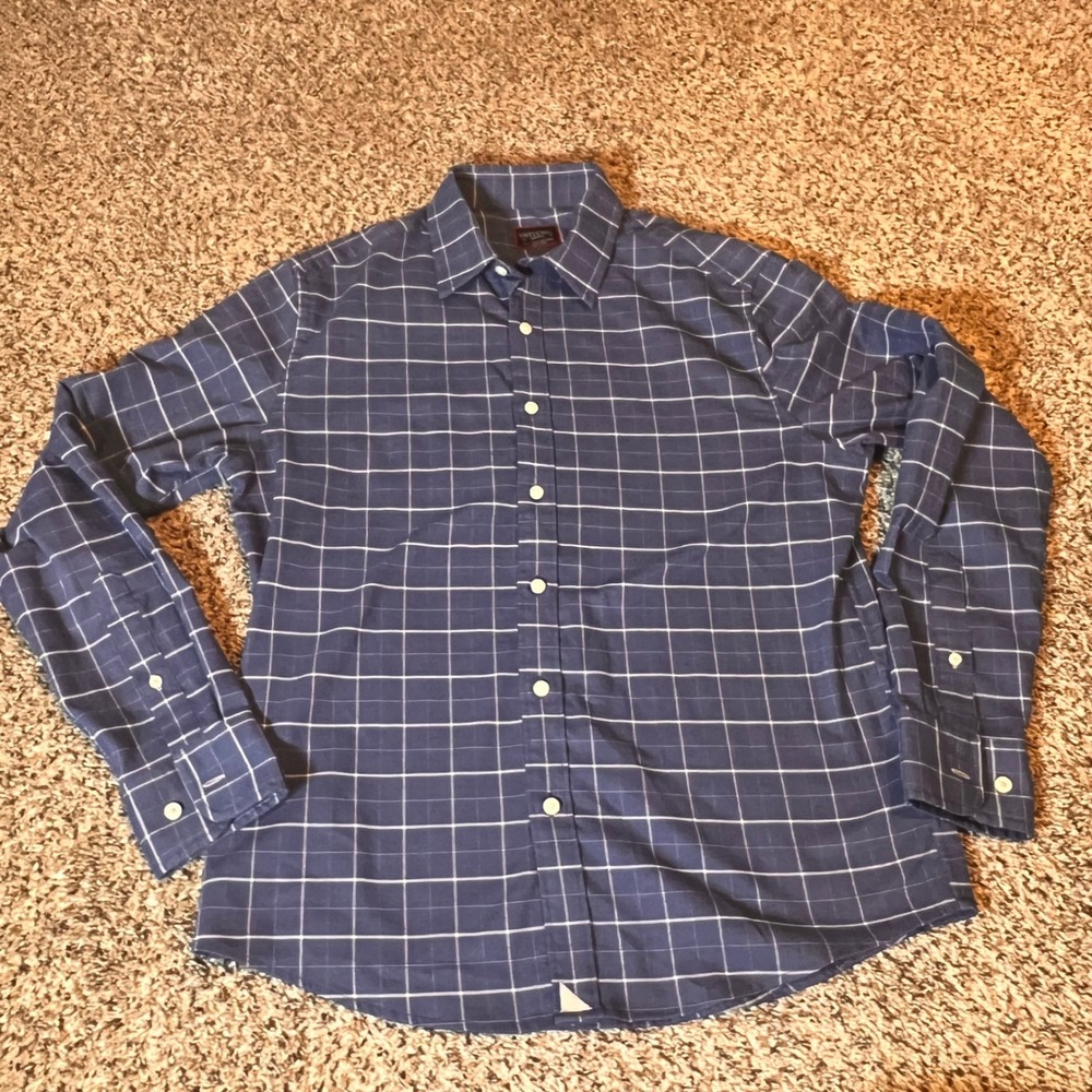 UNTUCKit Plaid Button Down Shirt - Untucked Fit, Long Sleeve, Medium